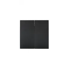 ZIMA Выключатель 2-кл., 10 А, механизм, чёрный бархат Lezard 704-4288-101QC