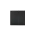 ZIMA Выключатель 2-кл., 10 А, механизм, чёрный бархат Lezard 704-4288-101QC