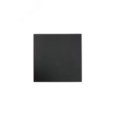 ZIMA Кнопка звонка, 10 А, механизм, черный бархат Lezard 704-4288-103QC