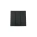 ZIMA Выключатель 3-кл., 10 А, механизм, черный бархат Lezard 704-4288-109QC