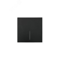 ZIMA Выключатель 1-кл. с подсветкой, 10 А, механизм, черный бархат Lezard 704-4288-111QC