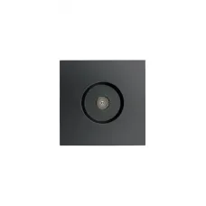 ZIMA Розетка ТВ проходная, механизм, черный бархат Lezard 704-4288-129