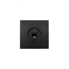 Розетка компьютерная Cat 6, механизм, черный бархат Lezard 704-4288-140