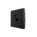 Розетка компьютерная Cat 6, механизм, черный бархат Lezard 704-4288-140