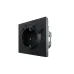 ZIMA Розетка с заземлением (16 А) + TC + USB ,механизм, черный бархат Lezard 704-4288-181TC