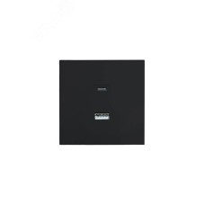 ZIMA Розетка TC+ USB, механизм, черный бархат Lezard 704-4288-192TC