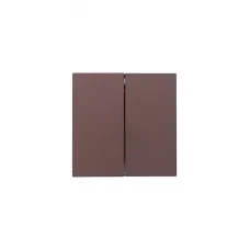 ZIMA Выключатель 2-кл., 10 А, механизм, шоколад Lezard 704-7388-101QC