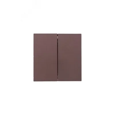 ZIMA Выключатель 2-кл., 10 А, механизм, шоколад Lezard 704-7388-101QC