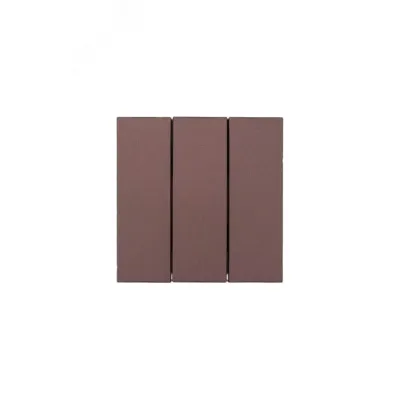 ZIMA Выключатель 3-кл., 10 А, механизм, шоколад Lezard 704-7388-109QC