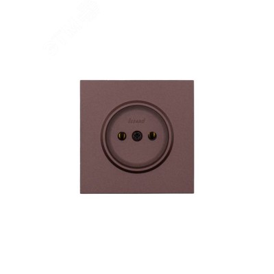 ZIMA Розетка без заземления, 16 А, механизм, шоколад Lezard 704-7388-121BQC