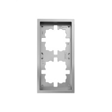 ZIMA Рамка 2-ая универсальная, серый матовый Lezard 704-7400-147