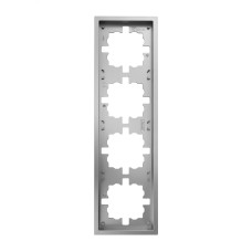 ZIMA Рамка 4-ая универсальная, серый матовый Lezard 704-7400-149