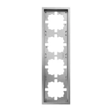 ZIMA Рамка 4-ая универсальная, серый матовый Lezard 704-7400-149