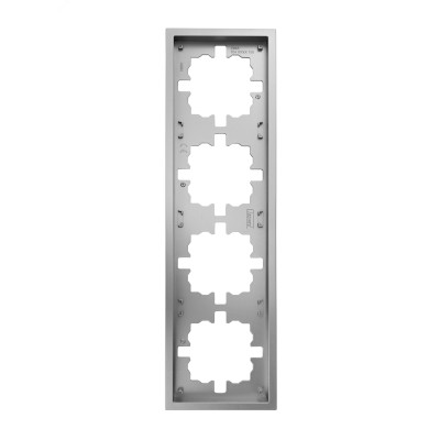 ZIMA Рамка 4-ая универсальная, серый матовый Lezard 704-7400-149