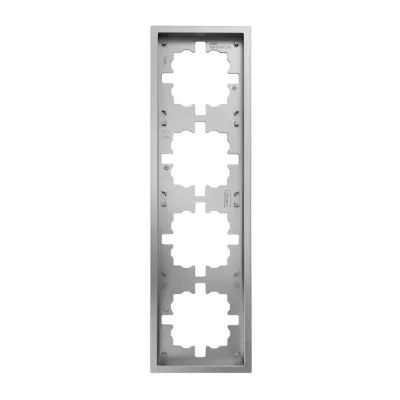ZIMA Рамка 4-ая универсальная, серый матовый Lezard 704-7400-149