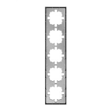 ZIMA Рамка 5-ая универсальная, серый матовый Lezard 704-7400-150