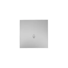 ZIMA Кнопка звонка, 10 А, механизм, серый матовый Lezard 704-7488-103QC