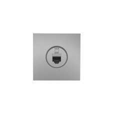 ZIMA Розетка компьютерная Cat 6, механизм, серый матовый Lezard 704-7488-140