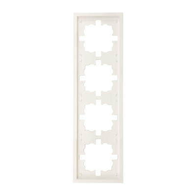 ZIMA Рамка 4-ая универсальная, слоновая кость Lezard 704-9000-149