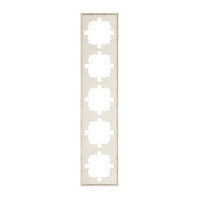 ZIMA Рамка 5-ая универсальная, слоновая кость Lezard 704-9000-150