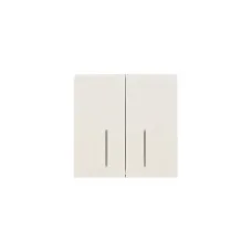 ZIMA Выключатель 2-кл. с подсветкой, 10А, механизм, слоновая кость Lezard 704-9088-112QC