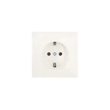 ZIMA Розетка с заземлением, 16 А, механизм, слоновая кость Lezard 704-9088-122BQC