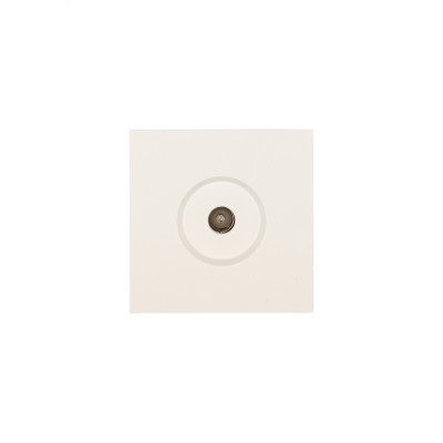 ZIMA Розетка ТВ оконечная, механизм, слоновая кость Lezard 704-9088-130