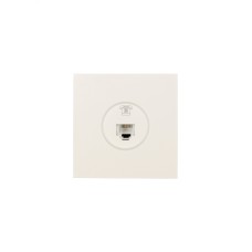 ZIMA Розетка телефонная евро слоновая кость Lezard 704-9088-137