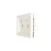 ZIMA Розетка компьютер Cat 6 + телефон, механизм, слоновая кость Lezard 704-9088-144