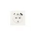 ZIMA Розетка с заземлением (16 А) + TC + USB ,механизм, слоновая кость Lezard 704-9088-181TC