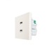 ZIMA Розетка 2-ая USB, механизм, слоновая кость Lezard 704-9088-192