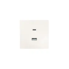 ZIMA Розетка TC+ USB, механизм, слоновая кость Lezard 704-9088-192TC
