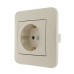 KARINA Розетка с защитой от детей ПБТ крем (10шт/120шт)