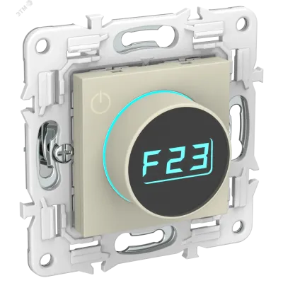 SKANDY Термостат электронный с индикацией SK-T01B бежевый IEK