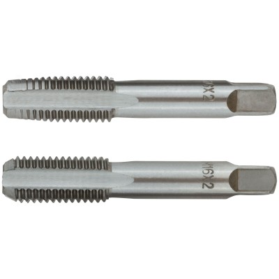 Метчики ручные, комплект 2 шт М16x2.0 мм