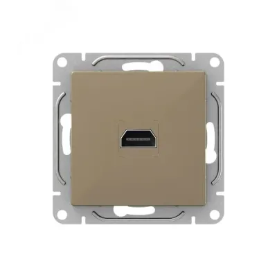 Механизм розетки HDMI  шампань Эпика EKF