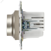 SKANDY Светорегулятор поворотный 600Вт SK-D01Sh шампань IEK