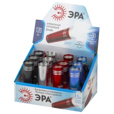 Светодиодный фонарь ЭРА UB-402 Джет ручной на батарейках промо-бокс 12шт алюминиевый