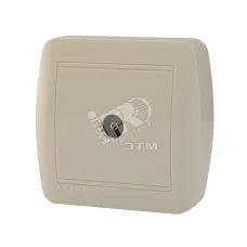 DEMET Розетка ТВ оконечная крем(10шт/120шт)