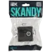 SKANDY Розетка двойная TV+RJ45 кат.5E SK-A14G графит IEK