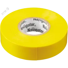 Изолента Navigator 71 231 NIT-B15-10/Y жёлтая