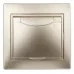 Розетка Intro Plano 1-203-04 с заземлением 2P+E Schuko с крышкой, 16А-250В, IP20, СУ, шампань Розетка Intro Plano 1-203-04 с заземлением 2P+E Schuko с крышкой, 16А-250В, IP20, СУ, шампань