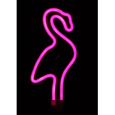 ERASF012-30 ЭРА Садовый неоновый светильник Фламинго на солнечной батарее (12/288)