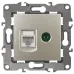 12-3110-04 ЭРА Розетка комбинированная RJ45+TV, IP20, Эра12, шампань (10/100/2800)