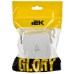 GLORY Выключатель 1-клавишный для открытой установки самовозвратный 10А ВСс20-1-0-ХБм белый матовый IEK