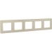 Рамка 5-местная слоновая кость INSPIRIA Рамка 5-местная слоновая кость INSPIRIA