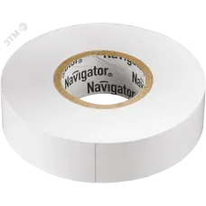 Изолента Navigator 71 102 NIT-B15-20/WH белая