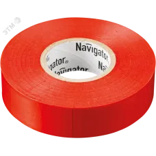 Изолента Navigator 71 104 NIT-B15-20/R красная
