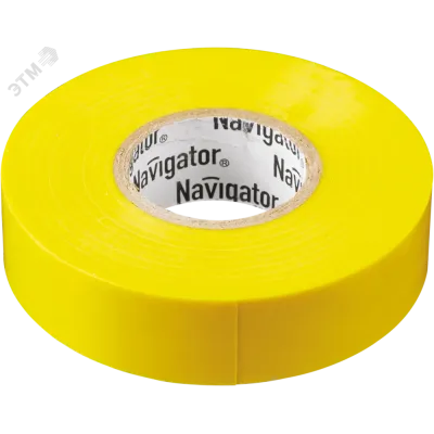 Изолента Navigator 71 105 NIT-B15-20/Y жёлтая