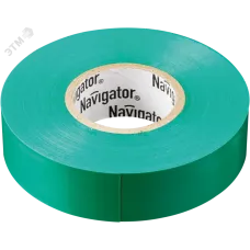 Изолента Navigator 71 232 NIT-B15-10/G зелёная